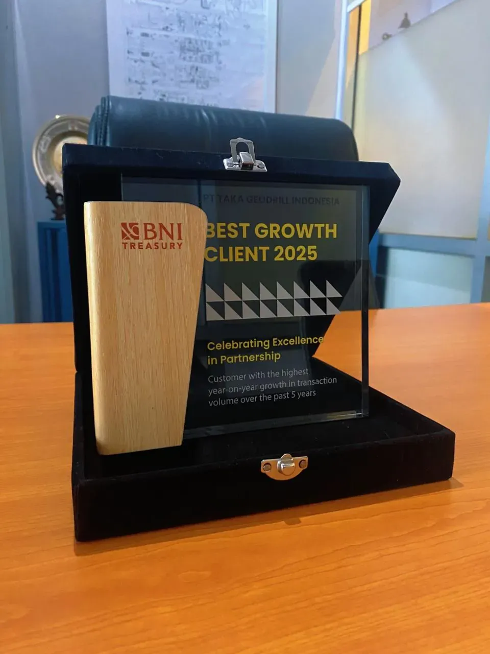 Best Growth Client 2025 dari BNI Treasury